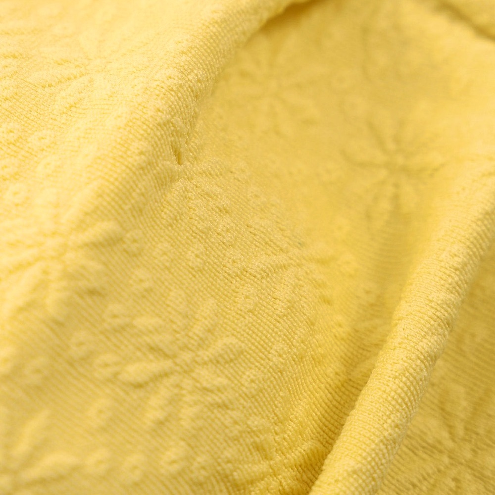 Yellow Ruched Cutout Push Up Bikini Top - Picture 6 of 6